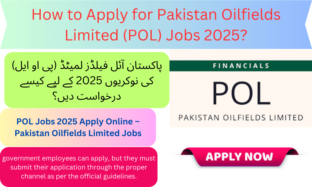 Apply online for POL Jobs 2025 – Latest Pakistan Oilfields Limited job opportunities with eligibility criteria and application process